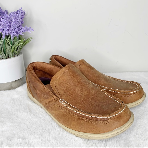 Slipon Leather Casual Loafer Shoes 
